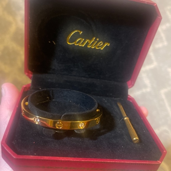 Cartier Diamond Love Bracelet - Picture 2 of 4